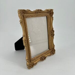 Vintage 1978 L.I.C. Gold Ornate 5x7 Picture Frame Made in USA Rococo Style